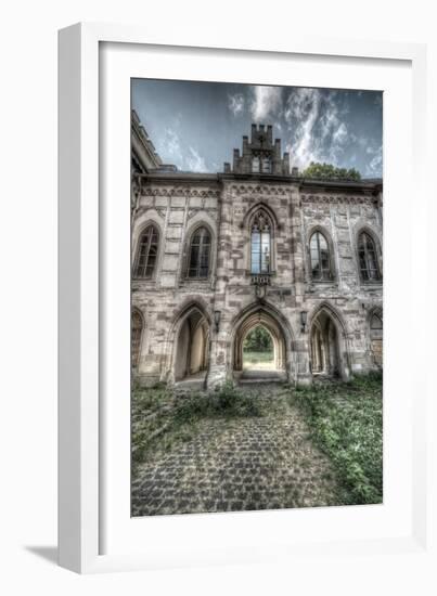 Haunted Exterior of Building-Nathan Wright-Framed Photographic Print