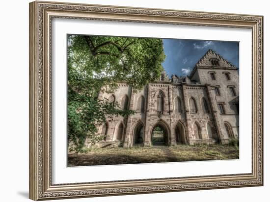 Haunted Exterior of Building-Nathan Wright-Framed Photographic Print