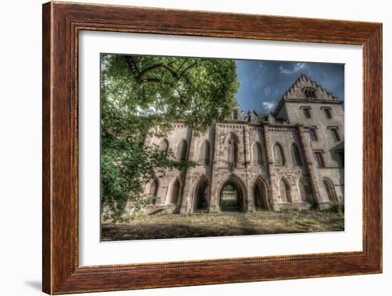 Haunted Exterior of Building-Nathan Wright-Framed Photographic Print