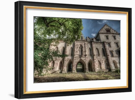 Haunted Exterior of Building-Nathan Wright-Framed Photographic Print