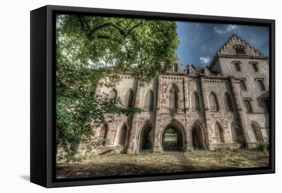 Haunted Exterior of Building-Nathan Wright-Framed Premier Image Canvas
