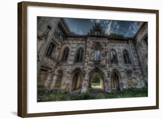 Haunted Exterior of Building-Nathan Wright-Framed Photographic Print