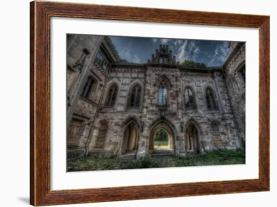 Haunted Exterior of Building-Nathan Wright-Framed Photographic Print