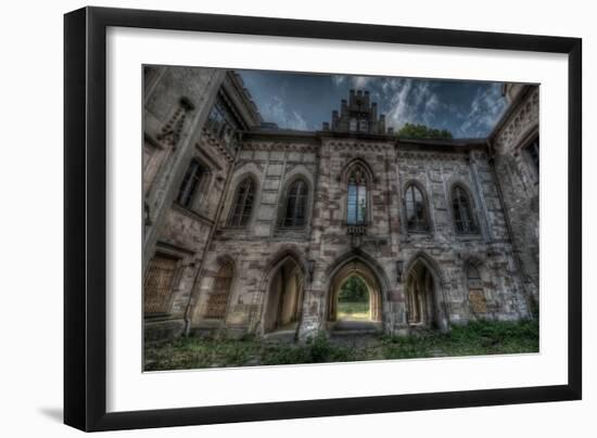 Haunted Exterior of Building-Nathan Wright-Framed Photographic Print