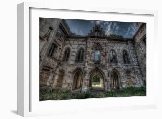 Haunted Exterior of Building-Nathan Wright-Framed Photographic Print