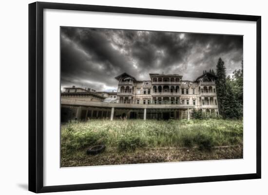 Haunted Exterior of Building-Nathan Wright-Framed Photographic Print