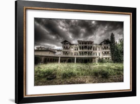 Haunted Exterior of Building-Nathan Wright-Framed Photographic Print