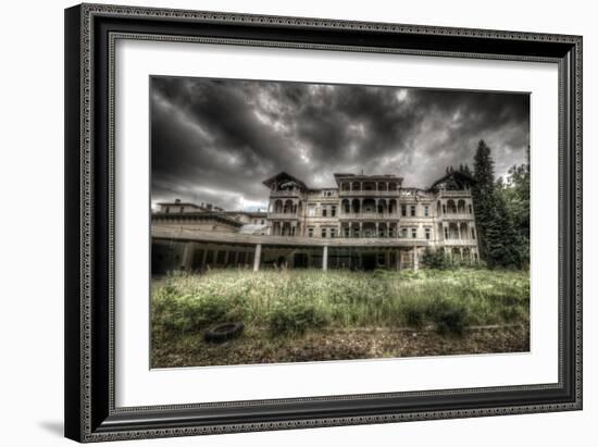 Haunted Exterior of Building-Nathan Wright-Framed Photographic Print