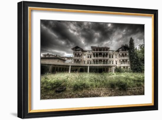 Haunted Exterior of Building-Nathan Wright-Framed Photographic Print