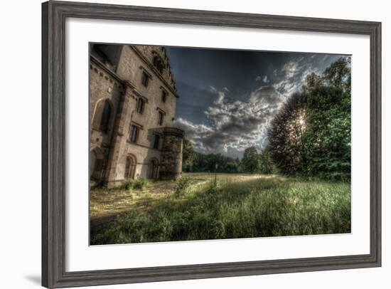 Haunted Exterior of Building-Nathan Wright-Framed Photographic Print