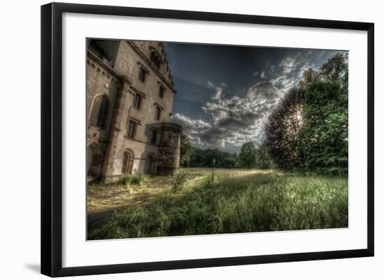 Haunted Exterior of Building-Nathan Wright-Framed Photographic Print