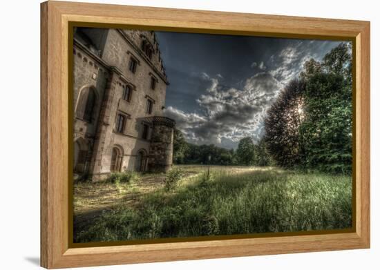 Haunted Exterior of Building-Nathan Wright-Framed Premier Image Canvas