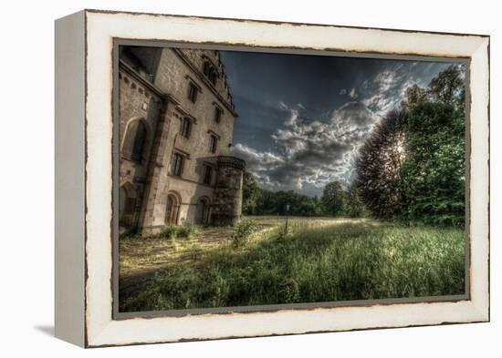 Haunted Exterior of Building-Nathan Wright-Framed Premier Image Canvas