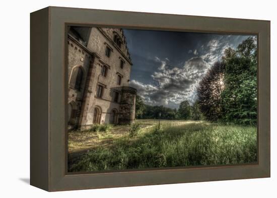 Haunted Exterior of Building-Nathan Wright-Framed Premier Image Canvas