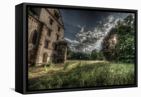 Haunted Exterior of Building-Nathan Wright-Framed Premier Image Canvas