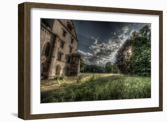 Haunted Exterior of Building-Nathan Wright-Framed Photographic Print