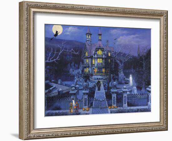 Haunted House-John Zaccheo-Framed Giclee Print