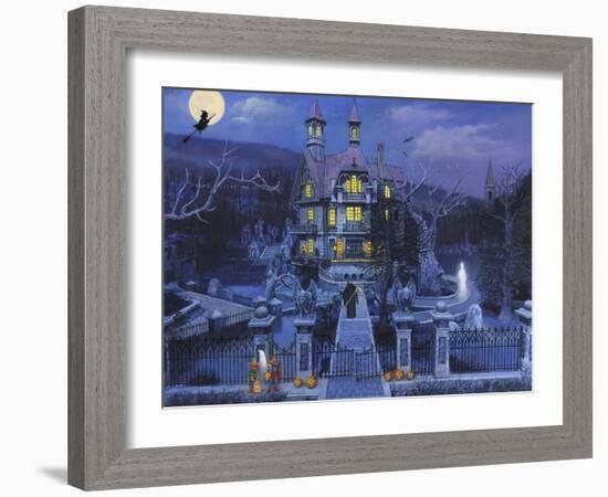 Haunted House-John Zaccheo-Framed Giclee Print