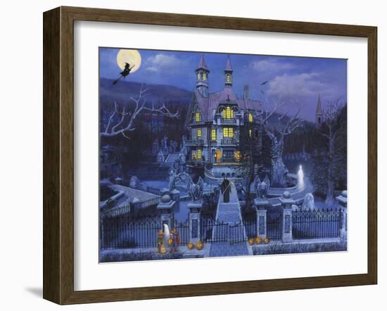 Haunted House-John Zaccheo-Framed Giclee Print