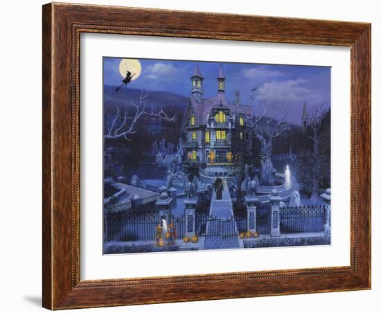 Haunted House-John Zaccheo-Framed Giclee Print