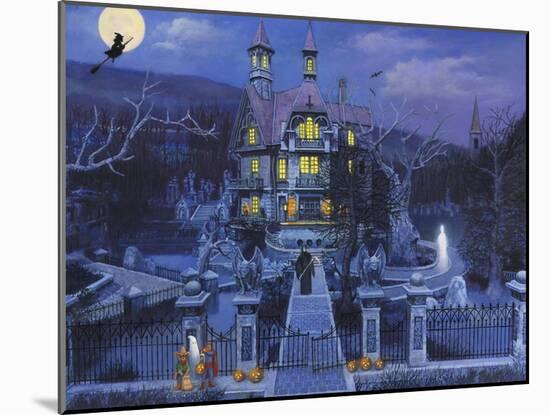 Haunted House-John Zaccheo-Mounted Giclee Print