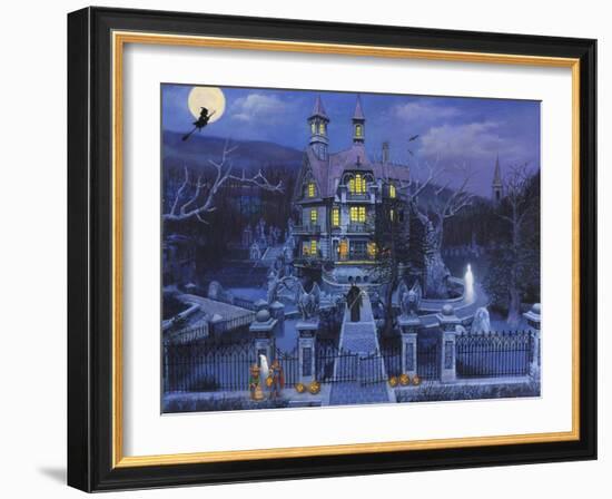 Haunted House-John Zaccheo-Framed Giclee Print