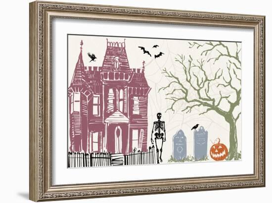 Haunted I Color-Anne Tavoletti-Framed Art Print