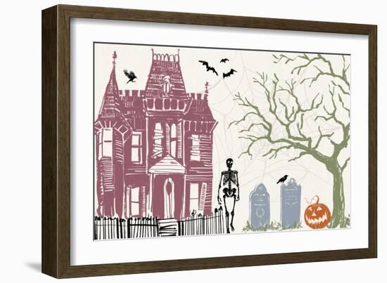 Haunted I Color-Anne Tavoletti-Framed Art Print