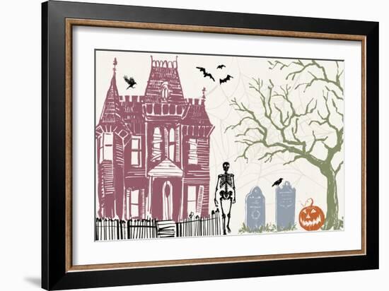 Haunted I Color-Anne Tavoletti-Framed Art Print