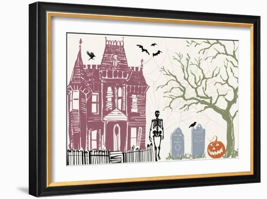 Haunted I Color-Anne Tavoletti-Framed Art Print