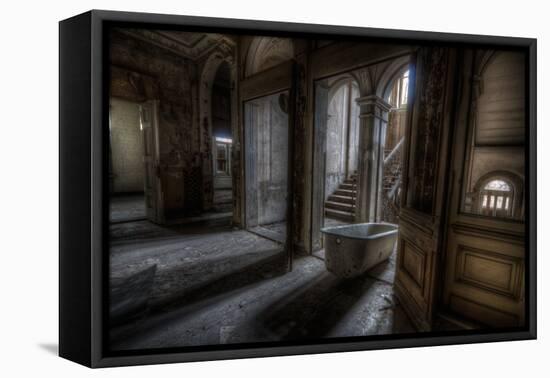 Haunted Interior Hallway-Nathan Wright-Framed Premier Image Canvas