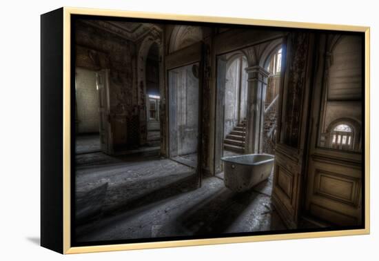 Haunted Interior Hallway-Nathan Wright-Framed Premier Image Canvas