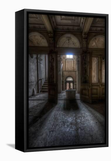 Haunted Interior Hallway-Nathan Wright-Framed Premier Image Canvas