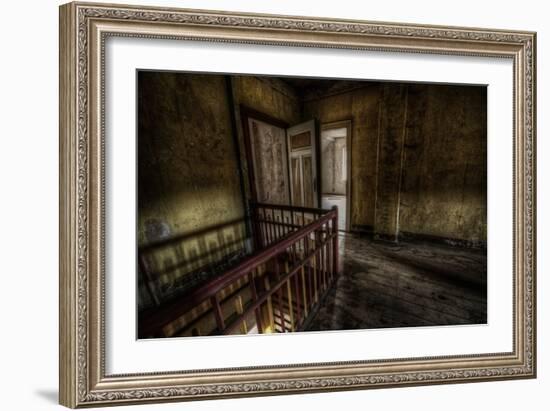 Haunted Interior Landing-Nathan Wright-Framed Photographic Print