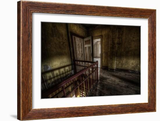 Haunted Interior Landing-Nathan Wright-Framed Photographic Print