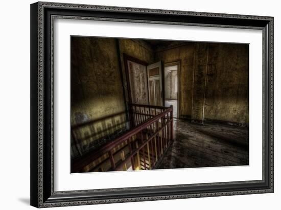 Haunted Interior Landing-Nathan Wright-Framed Photographic Print