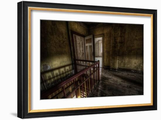 Haunted Interior Landing-Nathan Wright-Framed Photographic Print