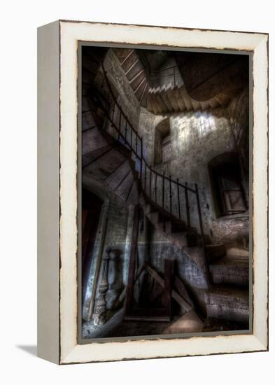 Haunted Interior Stairway-Nathan Wright-Framed Premier Image Canvas