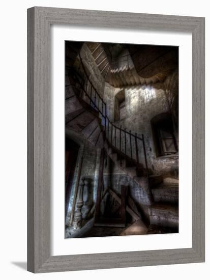 Haunted Interior Stairway-Nathan Wright-Framed Photographic Print