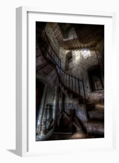 Haunted Interior Stairway-Nathan Wright-Framed Photographic Print