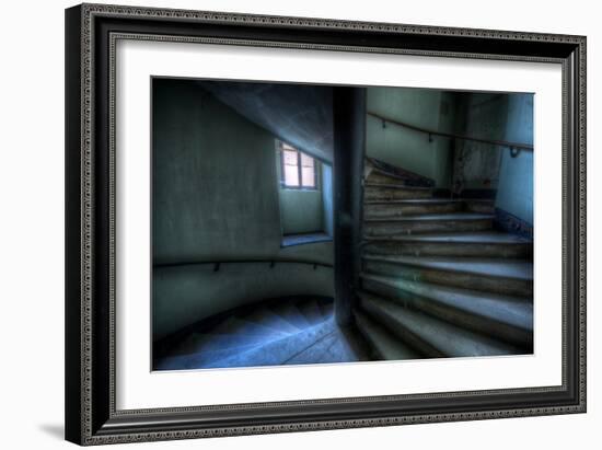 Haunted Interior Stariway-Nathan Wright-Framed Photographic Print