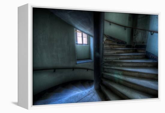 Haunted Interior Stariway-Nathan Wright-Framed Premier Image Canvas