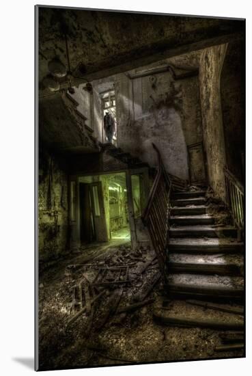 Haunted Interior Stariway-Nathan Wright-Mounted Photographic Print