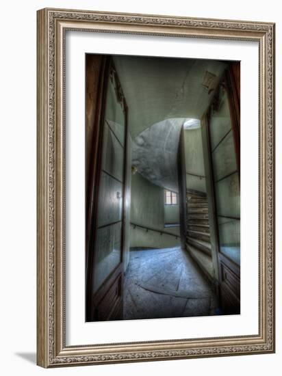 Haunted Interior Stariway-Nathan Wright-Framed Photographic Print