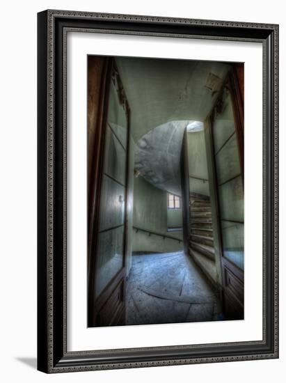 Haunted Interior Stariway-Nathan Wright-Framed Photographic Print