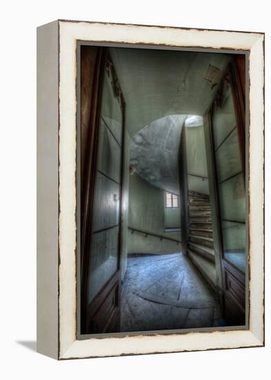 Haunted Interior Stariway-Nathan Wright-Framed Premier Image Canvas