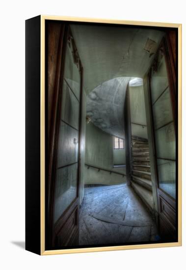 Haunted Interior Stariway-Nathan Wright-Framed Premier Image Canvas