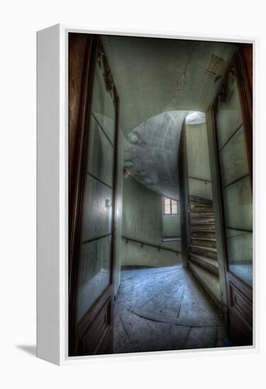 Haunted Interior Stariway-Nathan Wright-Framed Premier Image Canvas