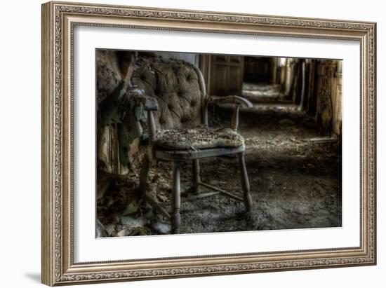 Haunted Interior with Chair-Nathan Wright-Framed Photographic Print