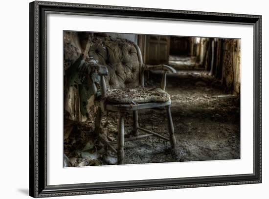 Haunted Interior with Chair-Nathan Wright-Framed Photographic Print